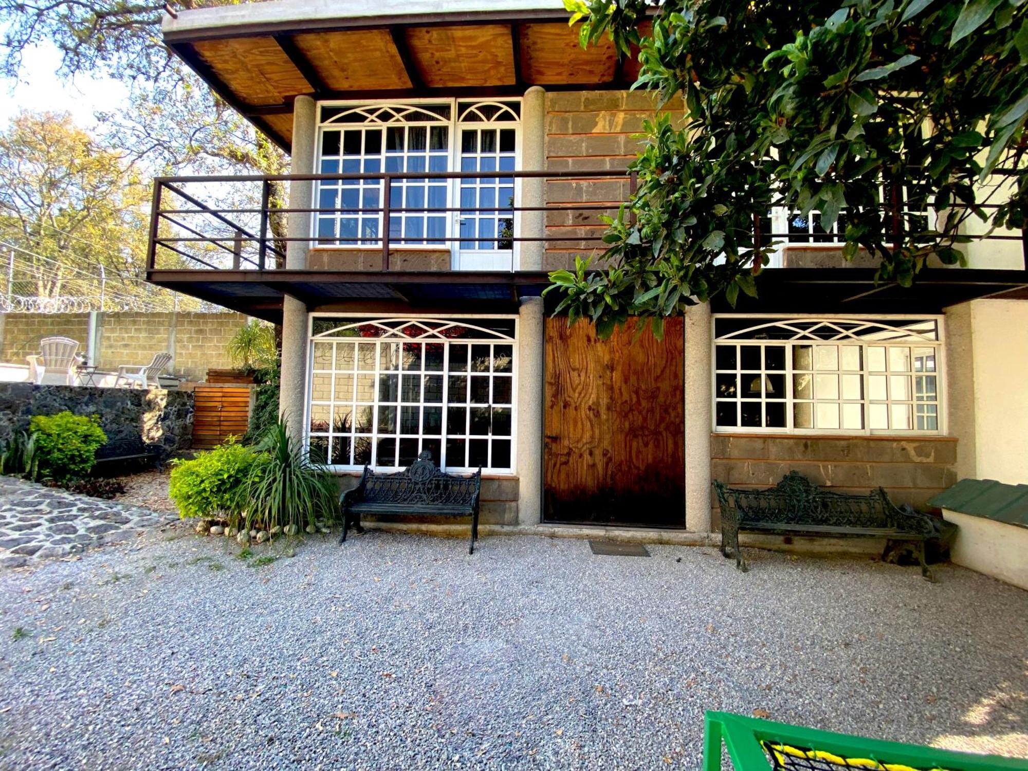 Villa Casa Encino Con Alberca Climatizada En Tepoztlán Exterior foto